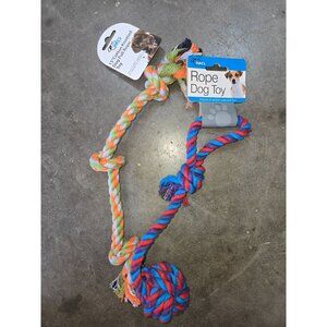 Dukes Pet Products Cotton Knotted Dog‎ Pull Rope Toy 2 Pack